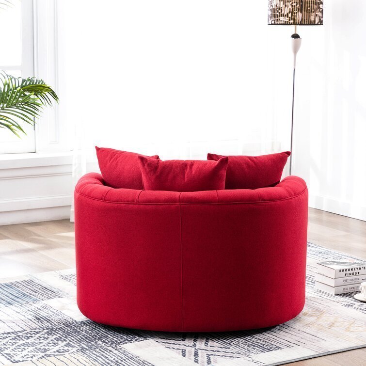 Damis 42.5'' Wide Tufted Oversized Accent Chair