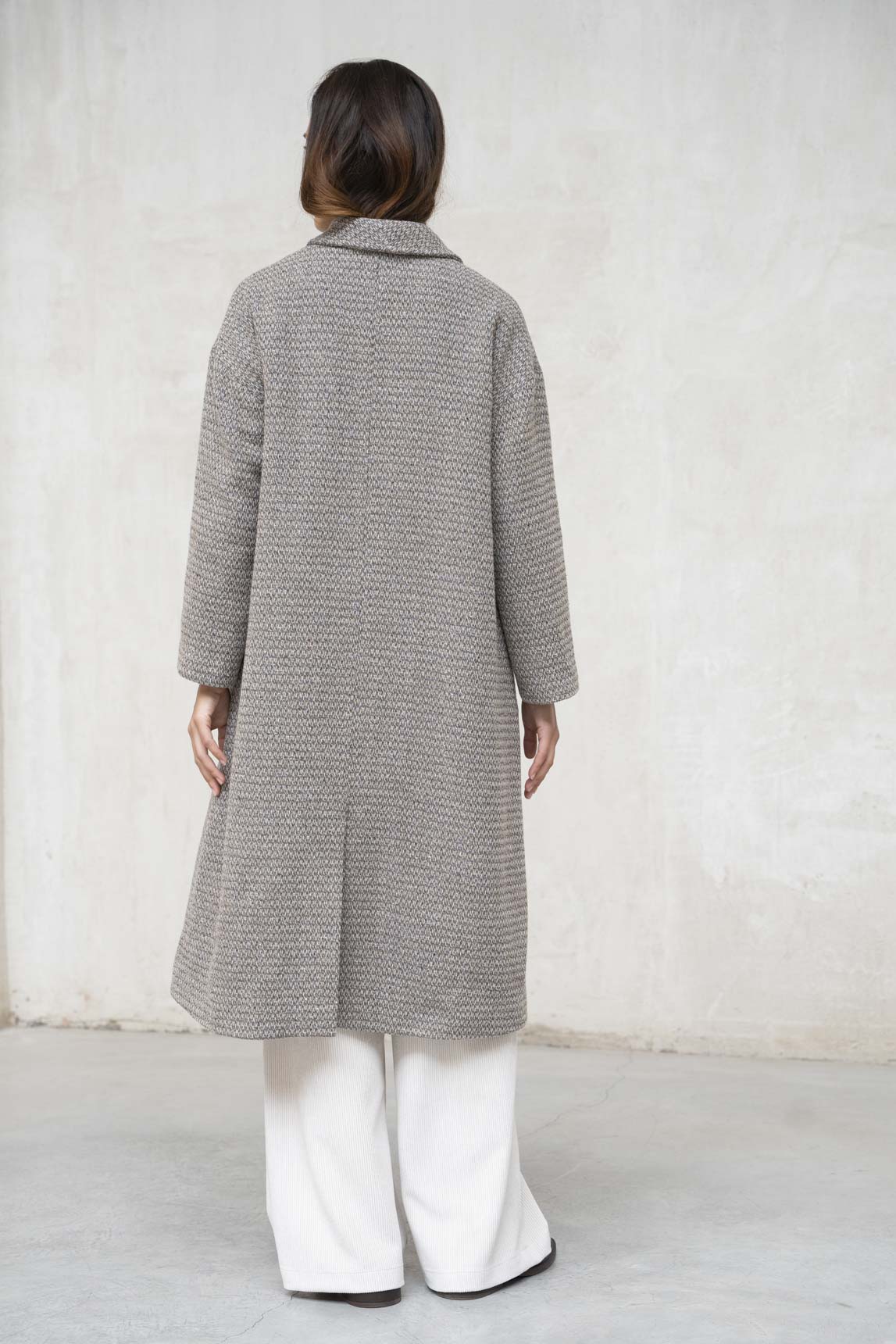 Rivera-spain Abrigo Tivoli gris jaspeado