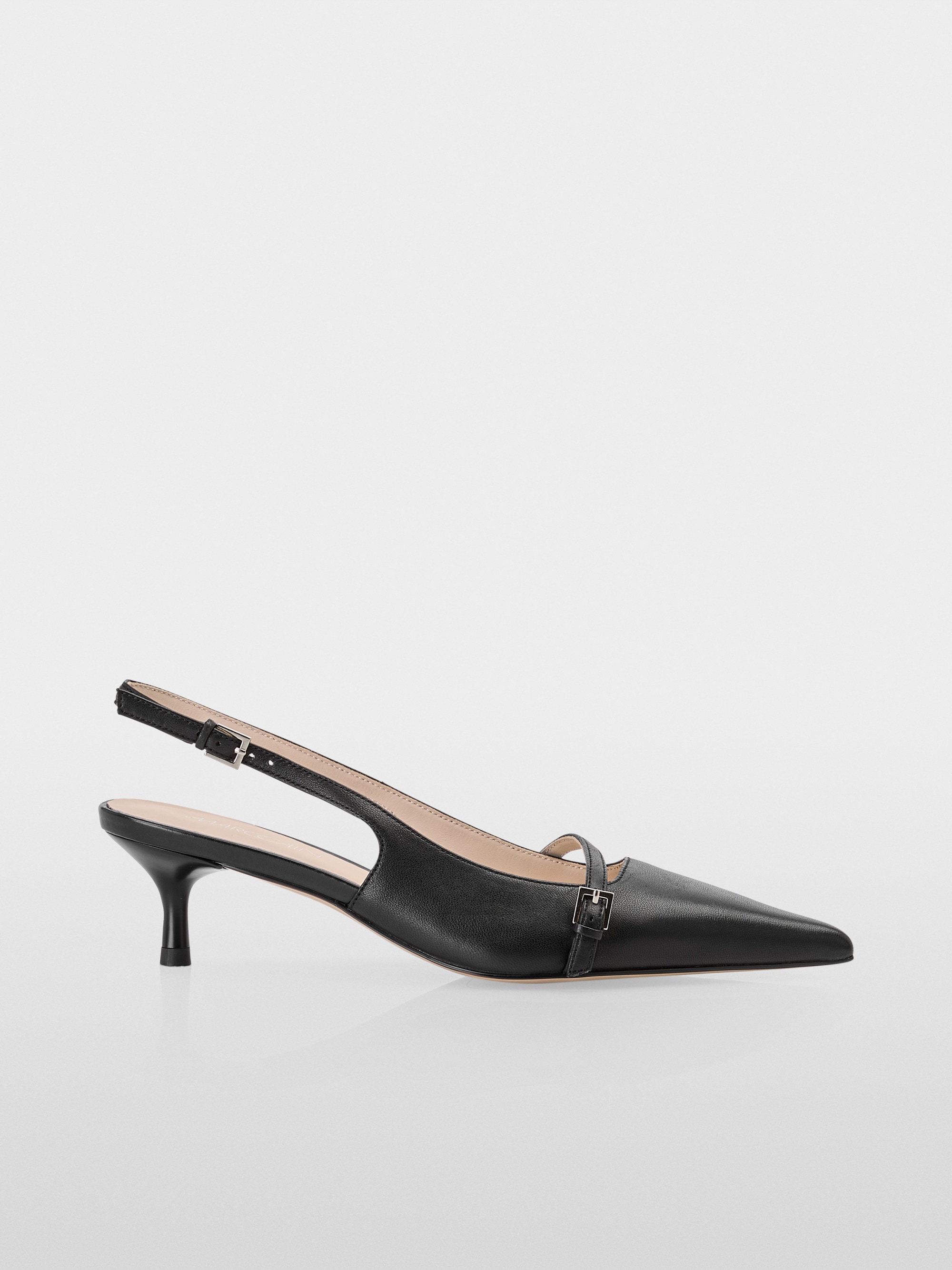 Marc-Cain Slingback Pumps in Laminato Leather