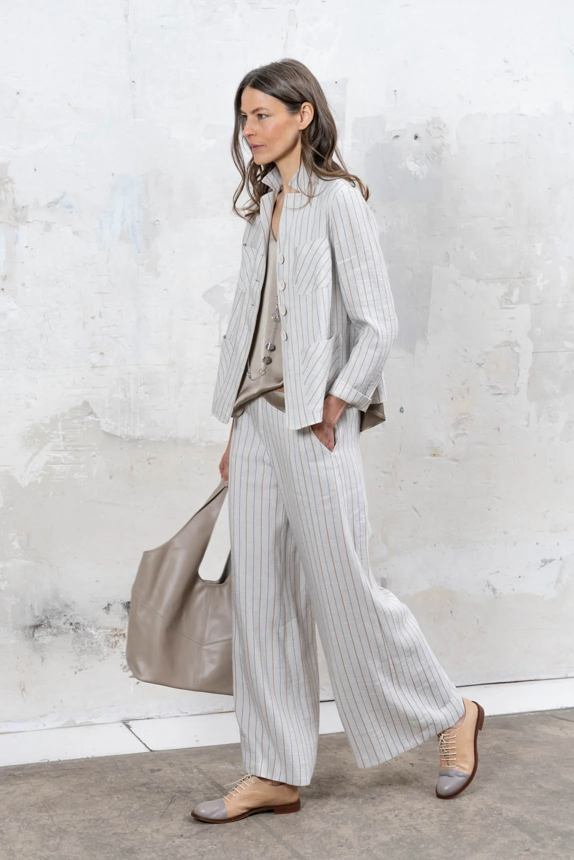 Rivera-spain Top Burdeos beige