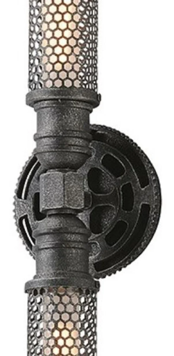 Casa Padrino lámpara de pared de lujo estaño antiguo 13,3 x 10,2 x H. 55,3 cm - Colección de Lujo