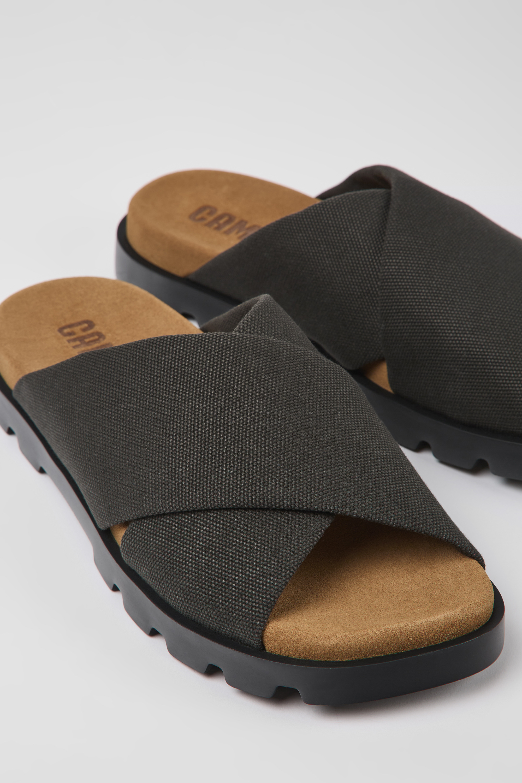 Brutus Sandal - Gray recycled cotton sandals for men