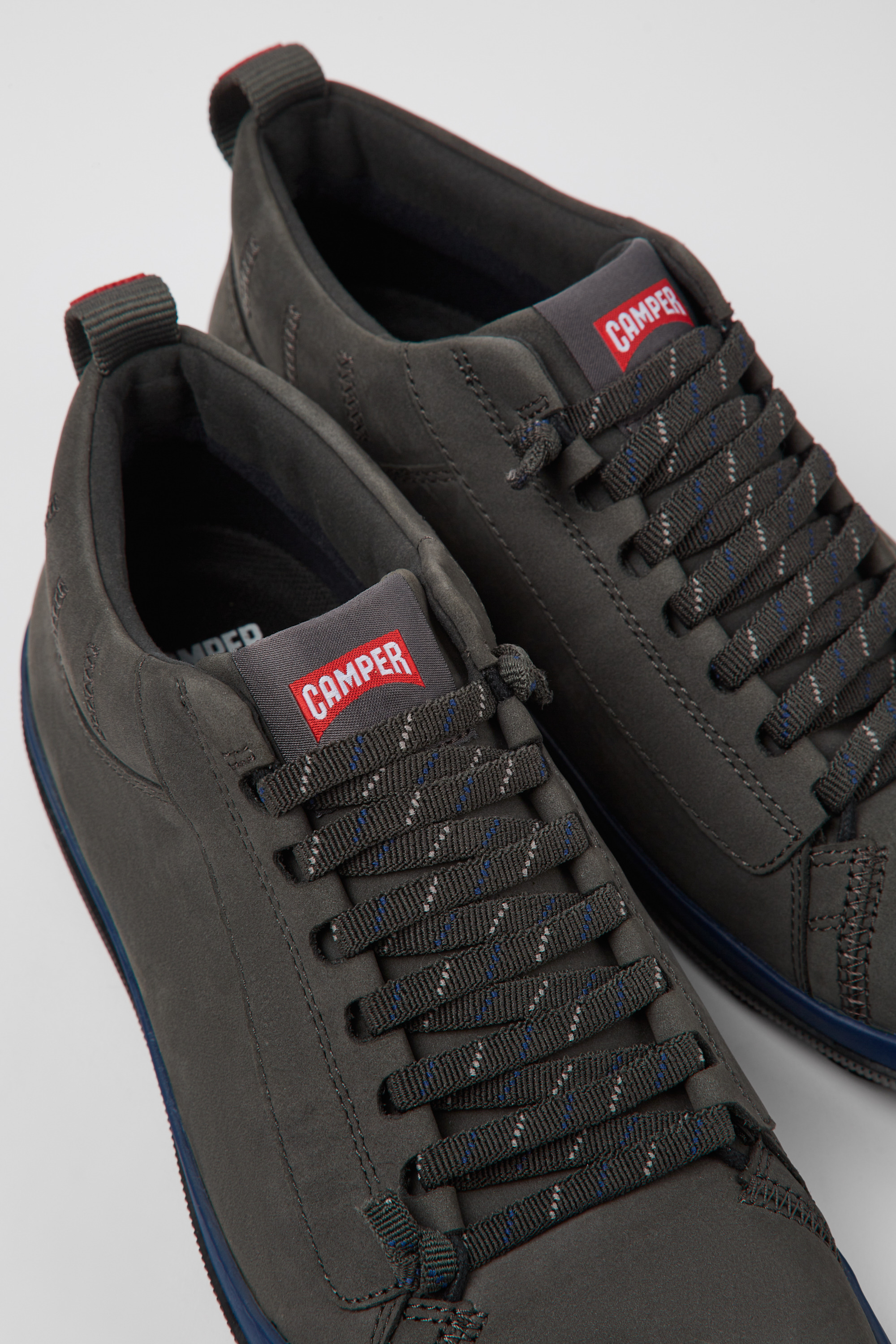 Peu Pista GORE-TEX GORE-TEX - Gray nubuck shoes for men