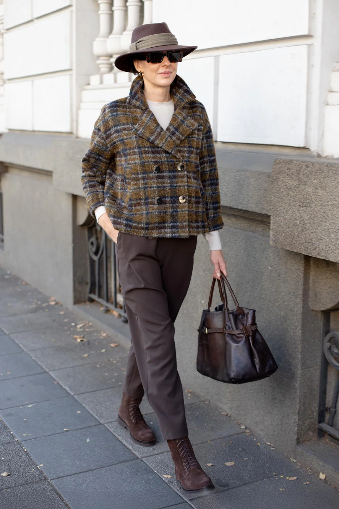 Rivera-spain Sombrero marrón | Rivera x Alexia Álvarez de Toledo