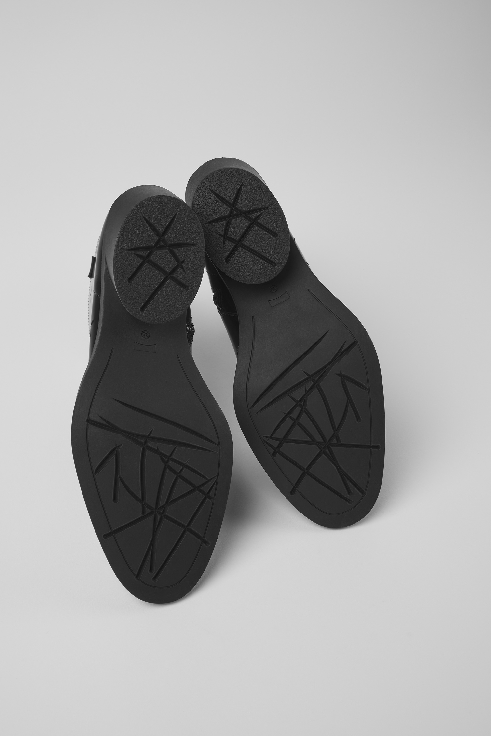 Bonnie - Black leather boots for women