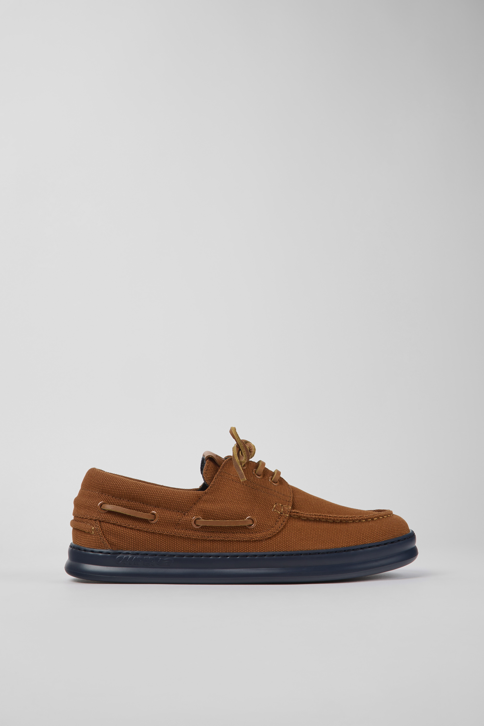 Runner - Brown textile sneakers for men