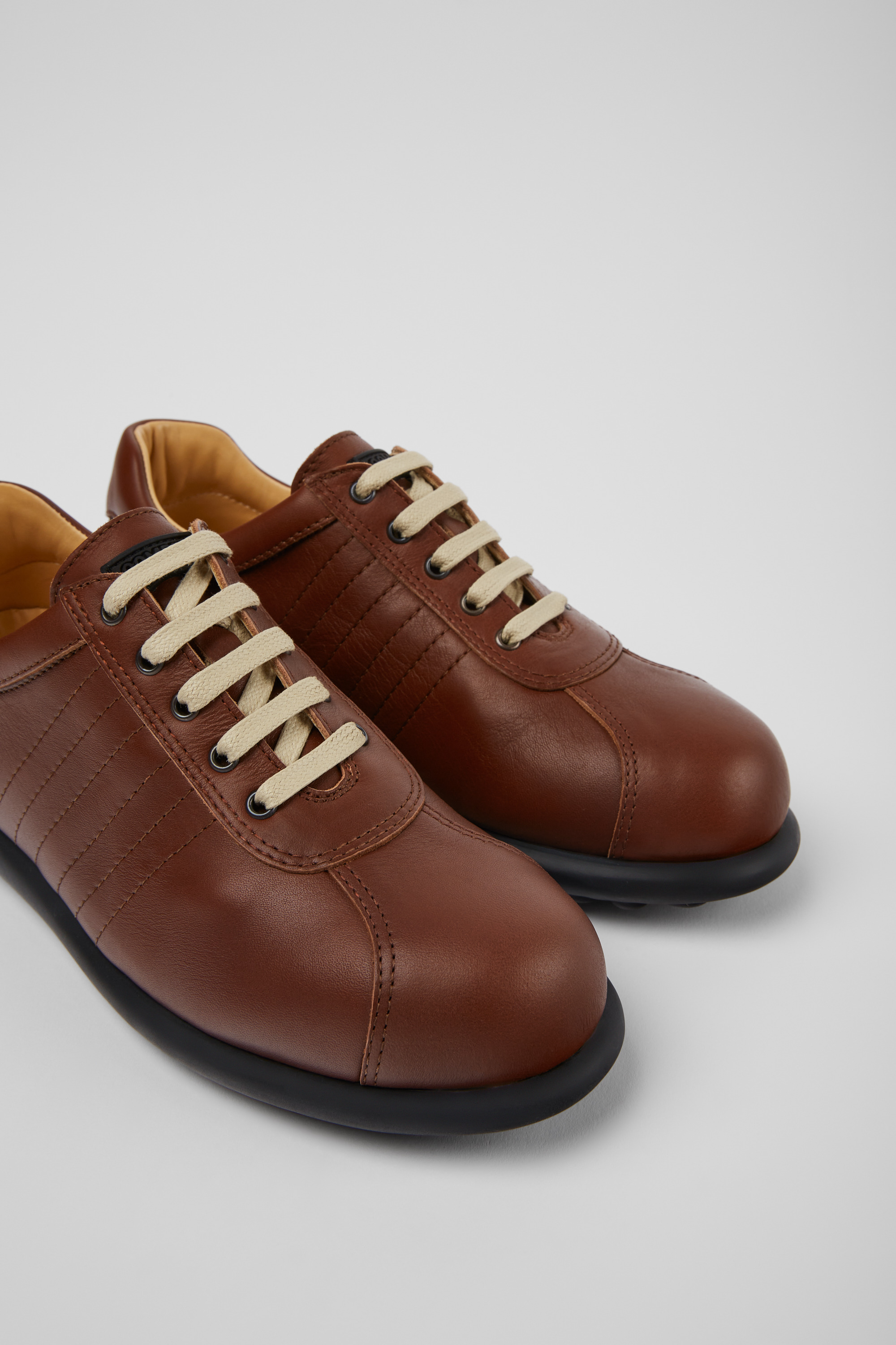 Pelotas - Brown leather shoes for women