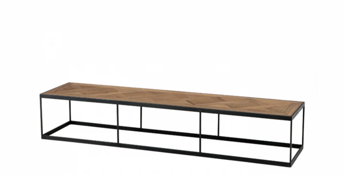 Casa Padrino Art Deco luxury coffee table zinc - living room coffee table - Hotel Table Furniture