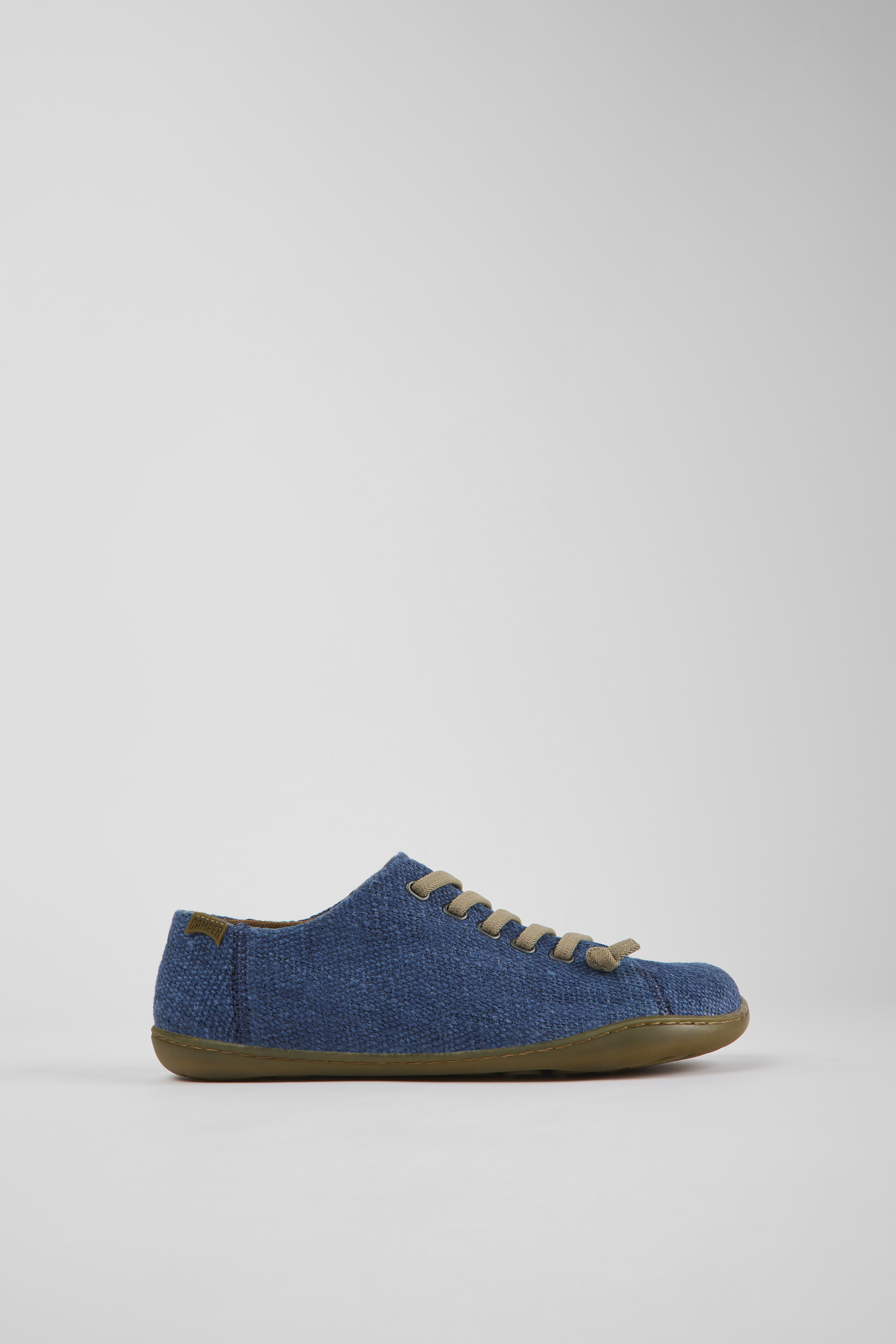 Peu - Blue textile shoes for women