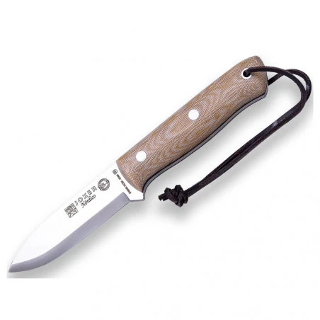 Joker BS9 Nórdico Canvas Micarta con ferrocerio - Cuchillo de supervivencia y bushcraft