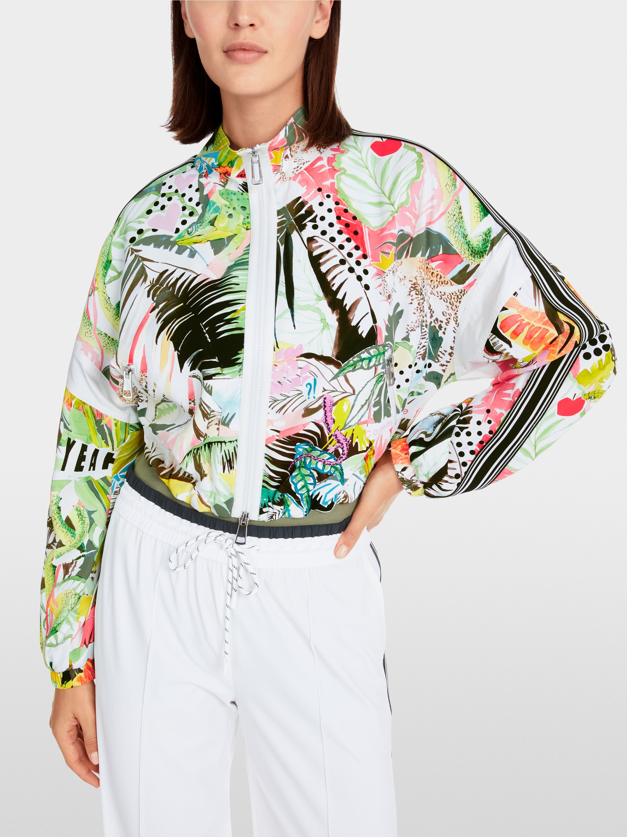 Marc-Cain Cropped jacket with zip