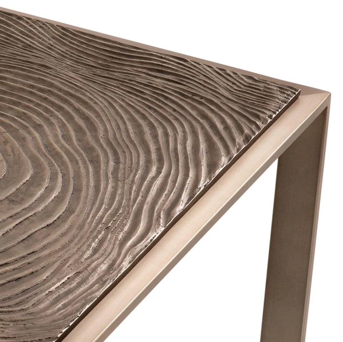 Casa Padrino mesa auxiliar de lujo bronce rosa 56 x 56 x H. 55,5 cm - Muebles para Hoteles