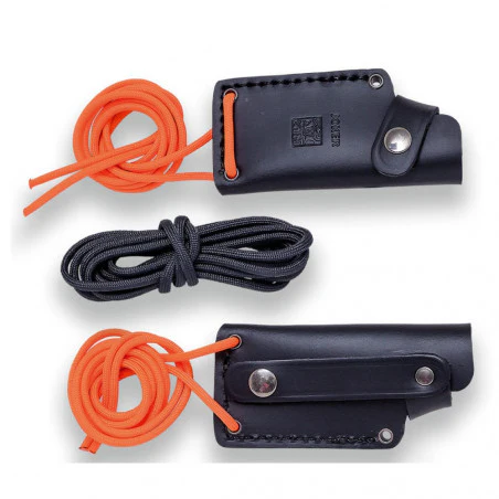 Joker neck knife Erizo TS1 Micarta naranja - Cuchillo bushcraft de cuello