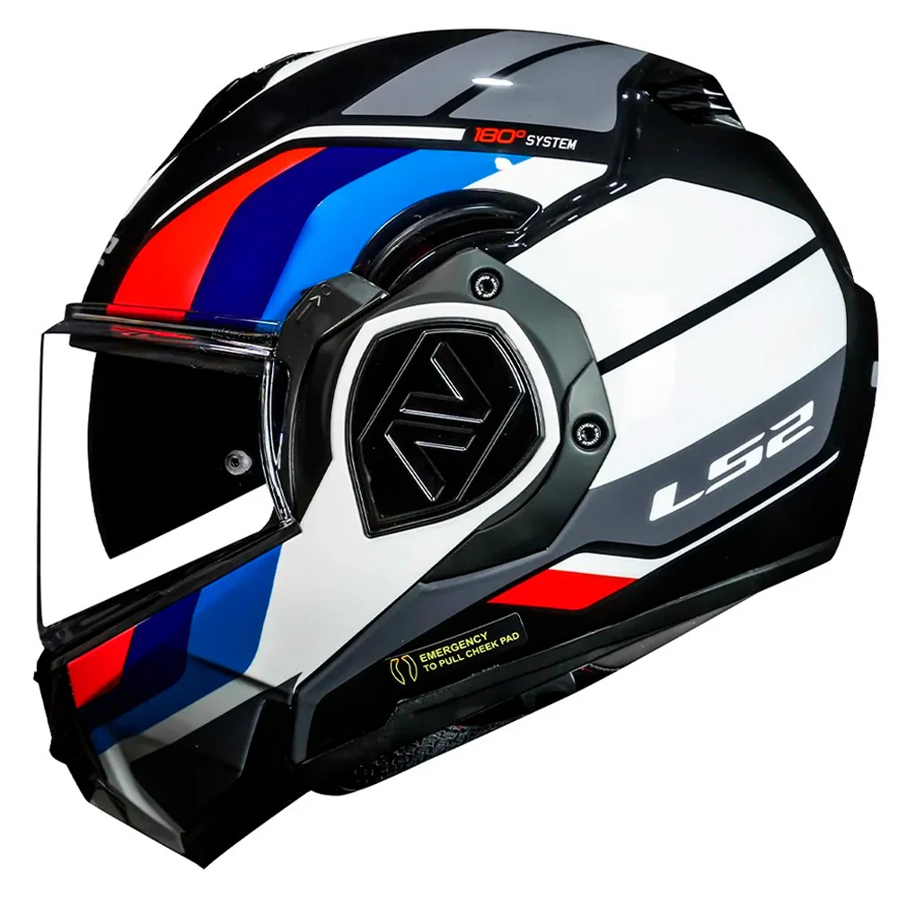 CASCO MODULAR LS2 FF906 ADVANT SPORT NEGRO / AZUL / ROJO