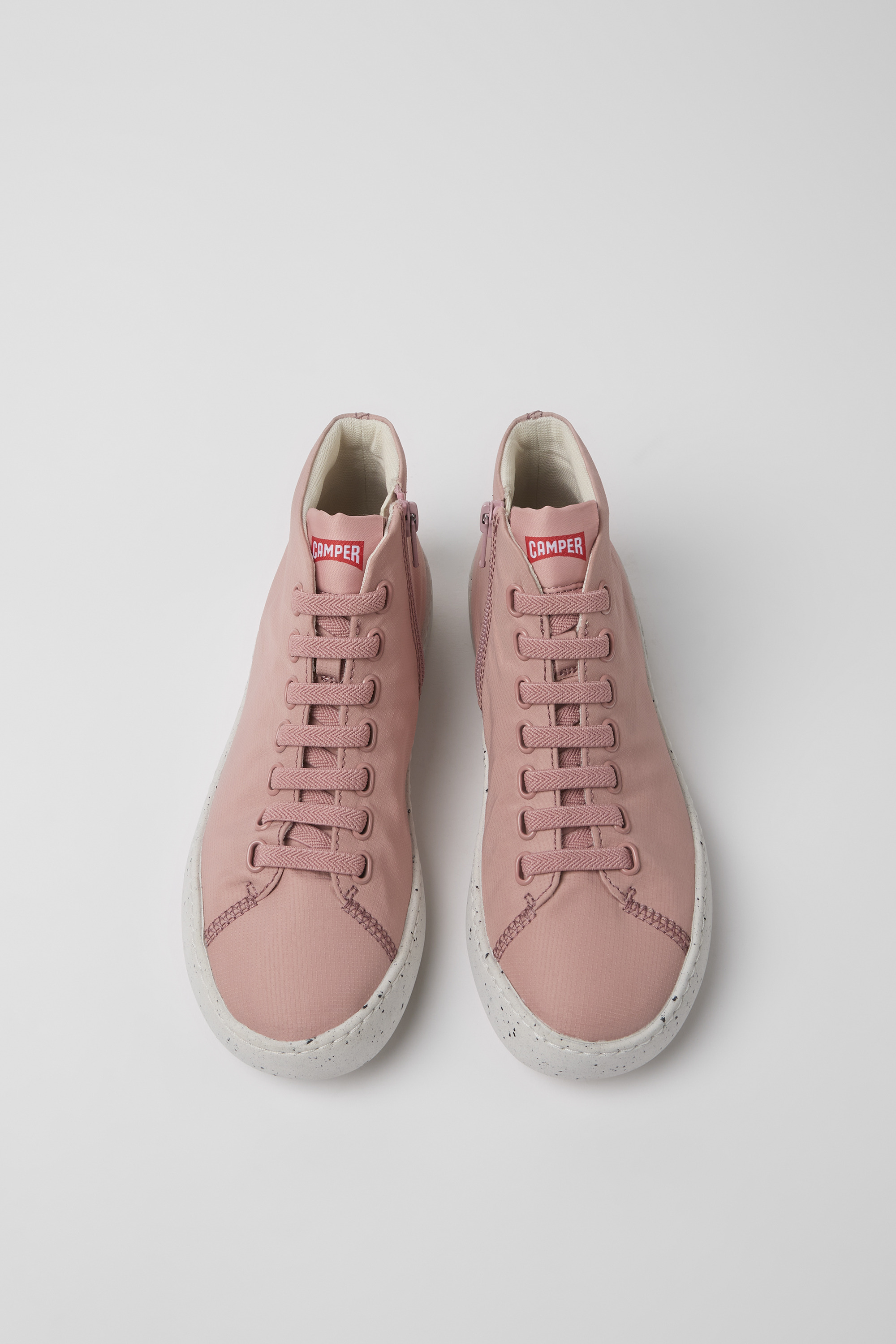 Peu Touring - Pink recycled PET sneakers for women