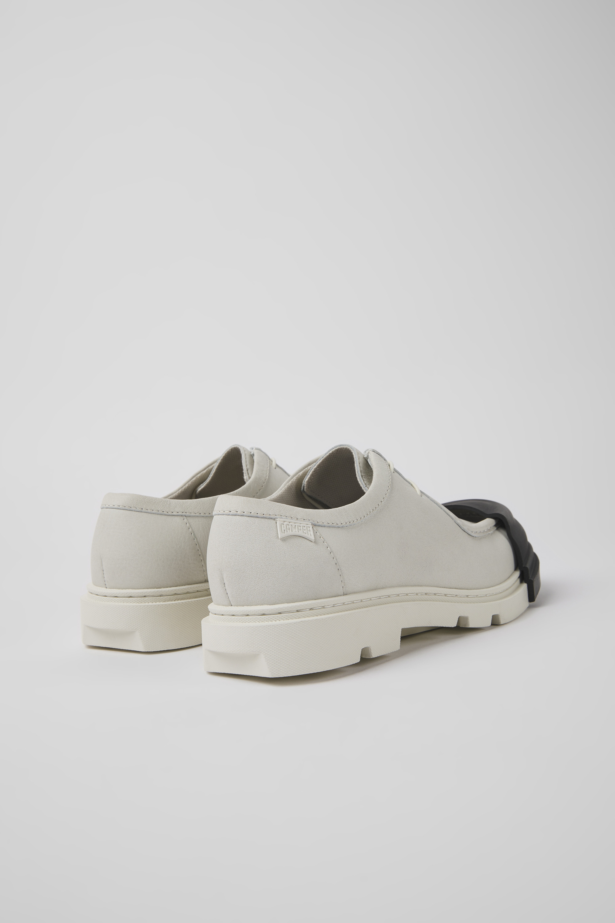 Junction - White non-dyed leather shoes for women