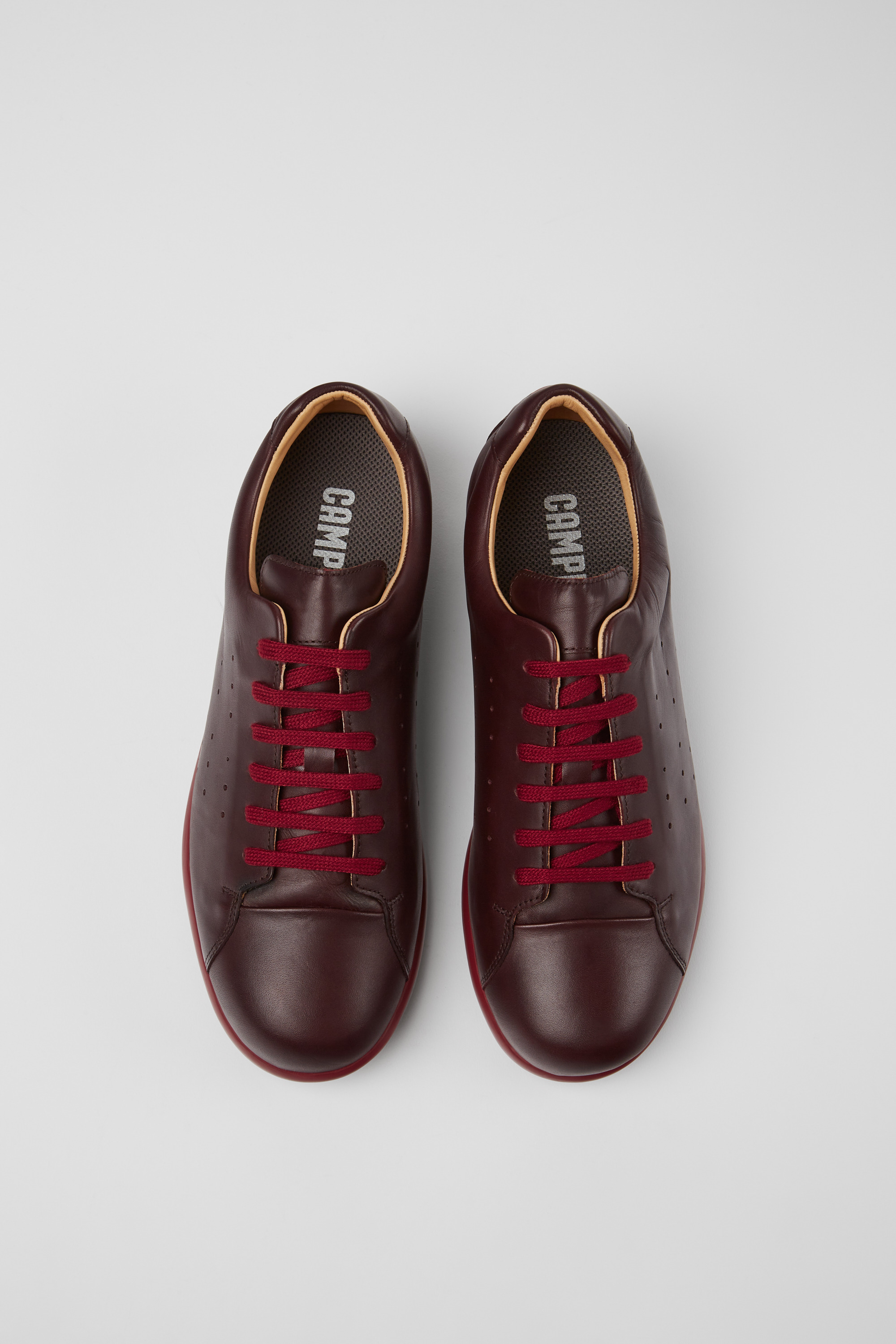 Pelotas XLite - Burgundy leather shoes for men