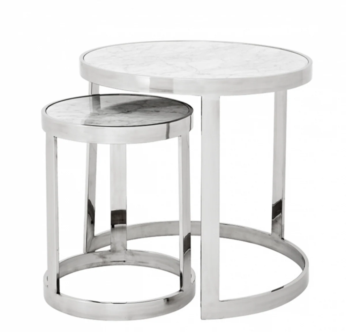 Casa Padrino luxury art deco designer side table set of 2 - Luxury Hotel Table