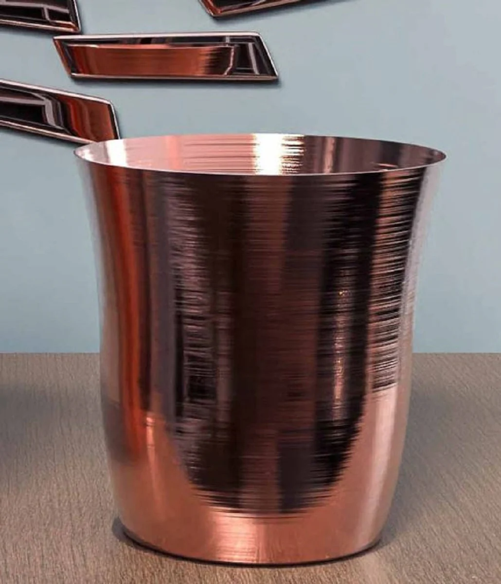 Casa Padrino enfriador de champ¨¢n de cobre de lujo ? 18 x A. 19 cm - Enfriador de vino redondo - Accesorios de gastronom¨ªa - Accesorios de restaurante - Accesorios de hotel - Calidad de lujo