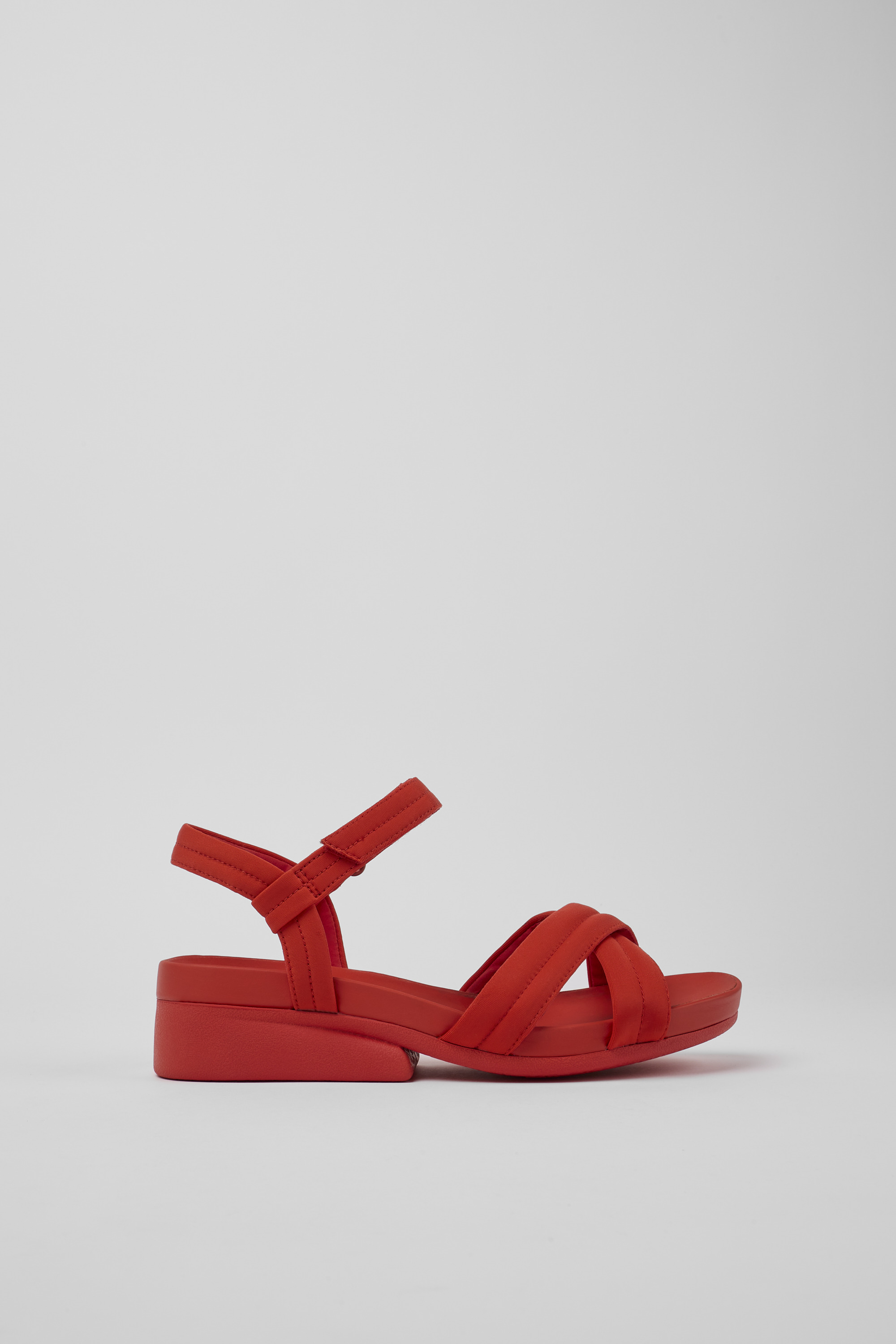 Minikaah - Red recycled PET and nylon sandals for women