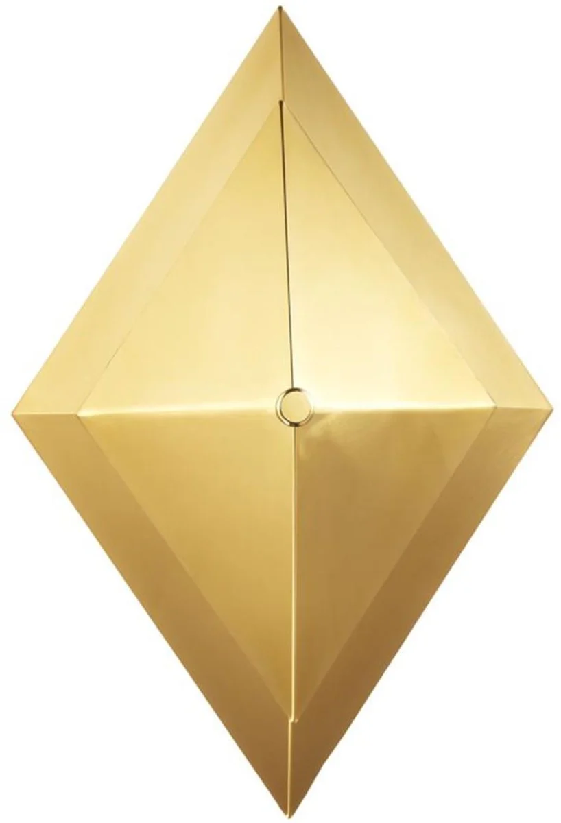 Casa Padrino aplique de lujo con luz oro 26 x 11,5 x H. 39 cm - Lámpara de Diseño