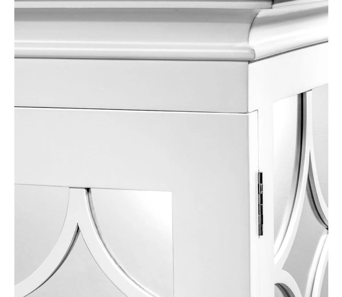 Casa Padrino blanco mueble de caoba diseñador - edición limitada