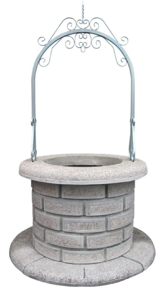 Casa Padrino fuente de jard¨ªn Art Nouveau gris / plata ? 130 x A. 220 cm