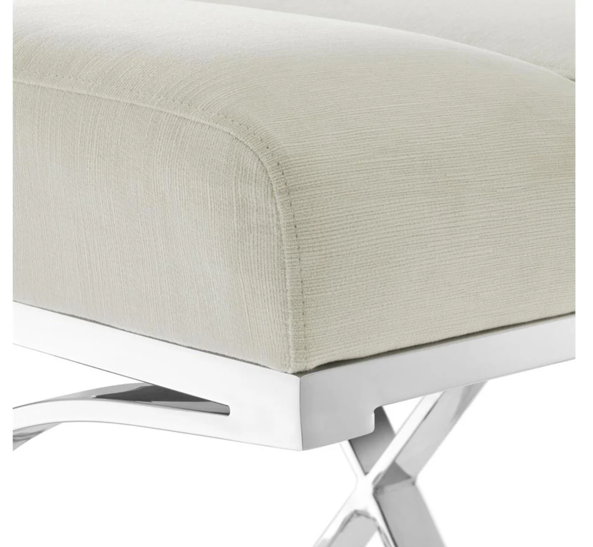 Casa Padrino heces lujo luz gris 69 x 42 x H. 51 cm - Muebles de dise?o