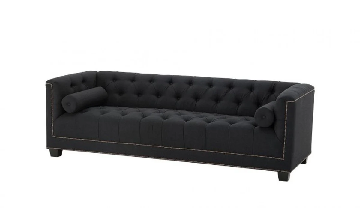 Casa Padrino luxury sofa 3 seater black - Hotel Facilities