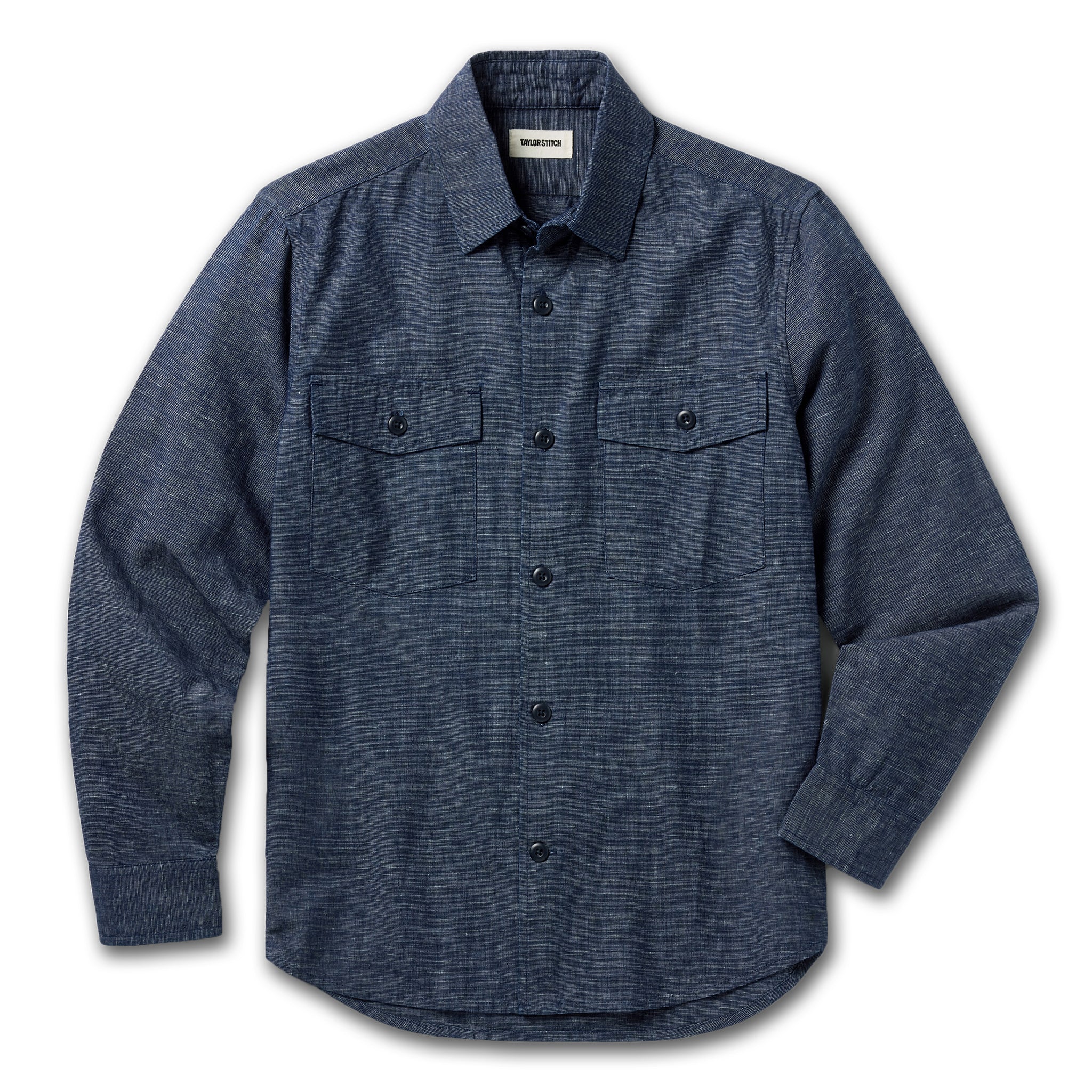 The Point Shirt in Indigo Slub