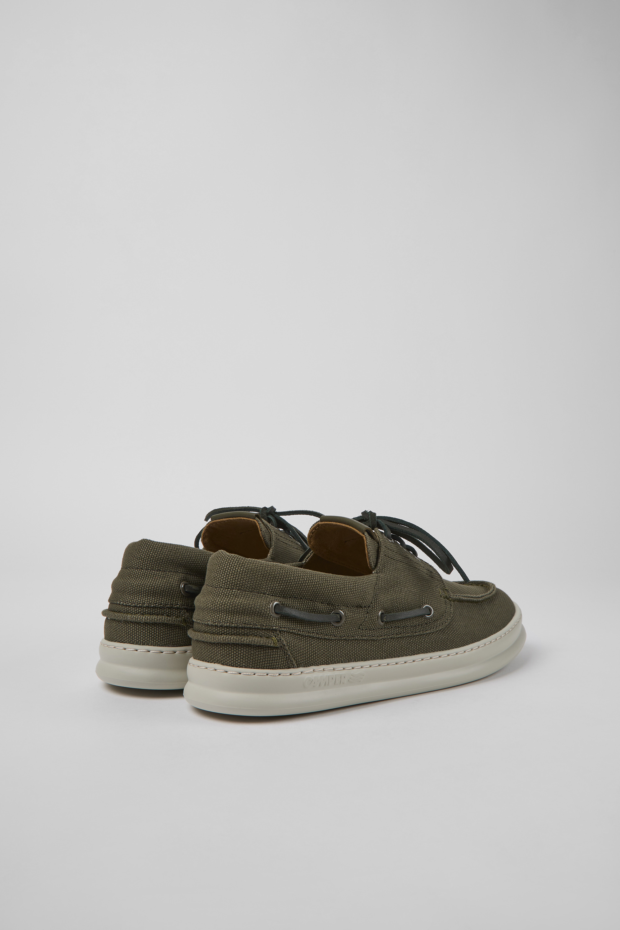 Runner - Green textile sneakers for men