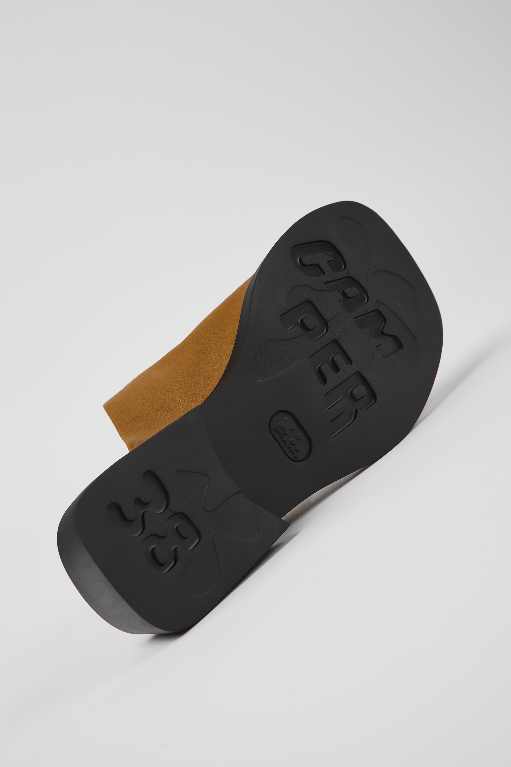 Twins - Brown leather sandals for women