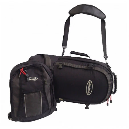 Mochila viaje MULTITRAVEL 60 + 20 con daypack - negra