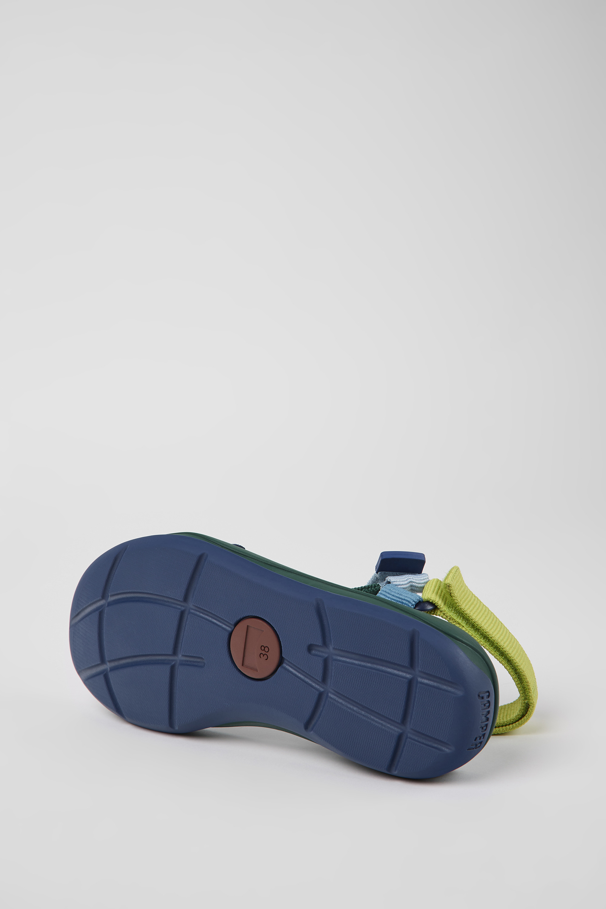 Match - Multicolored textile sandals for women