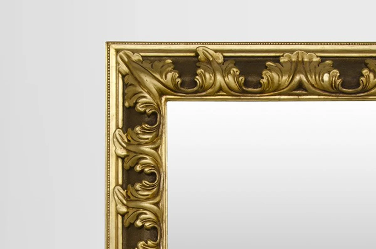 Pompous Baroque Gold Mirror Rectangular 157 x 124 cm