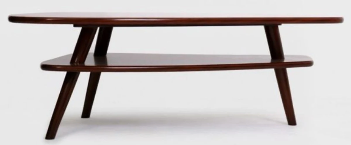 Casa Padrino mesa de centro de lujo marr¨®n oscuro 105 x 84 x A. 39 cm - Mesa de sal¨®n de madera maciza - Muebles de sal¨®n de lujo