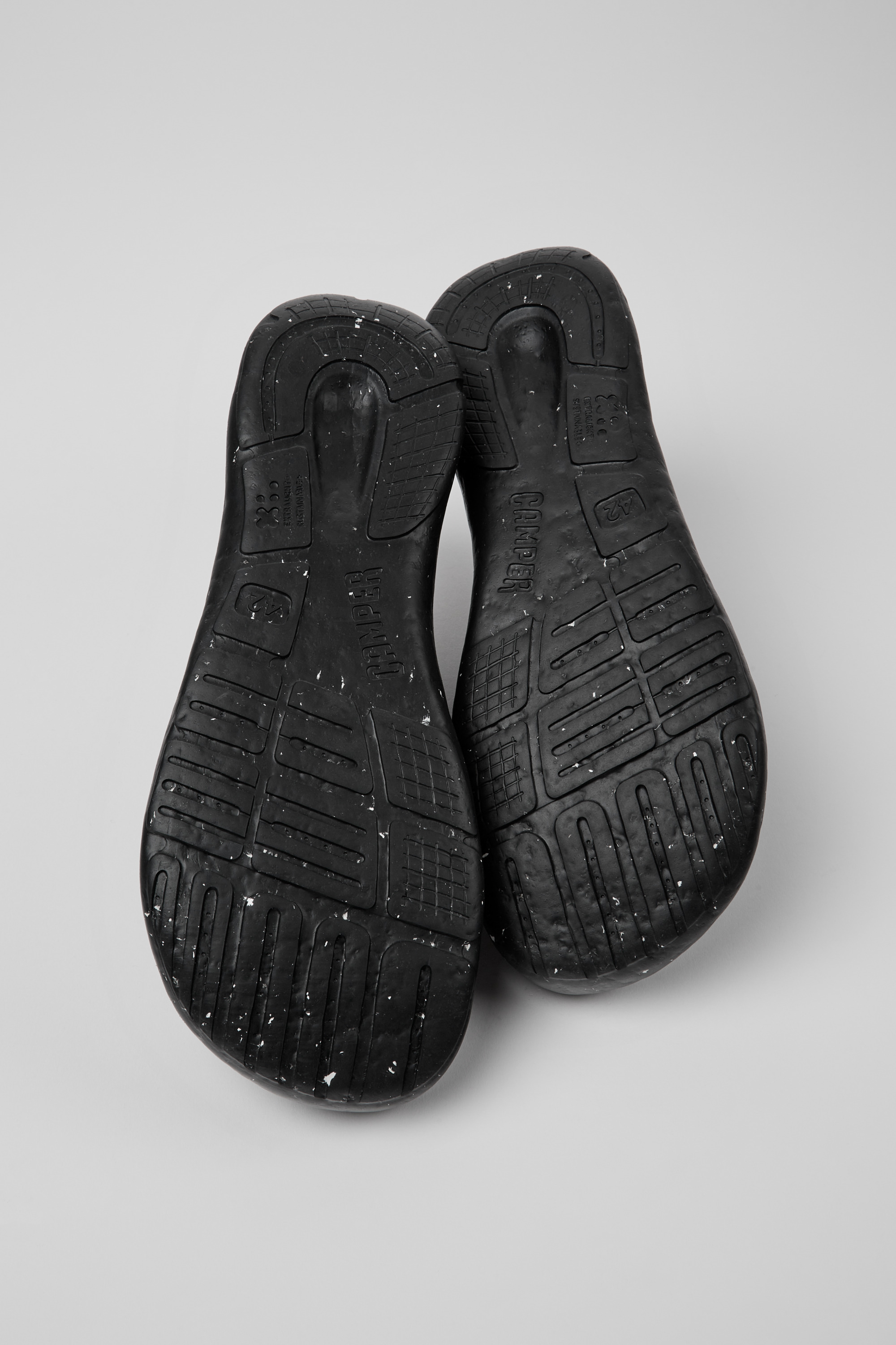 Peu Stadium - Black leather sneakers for men