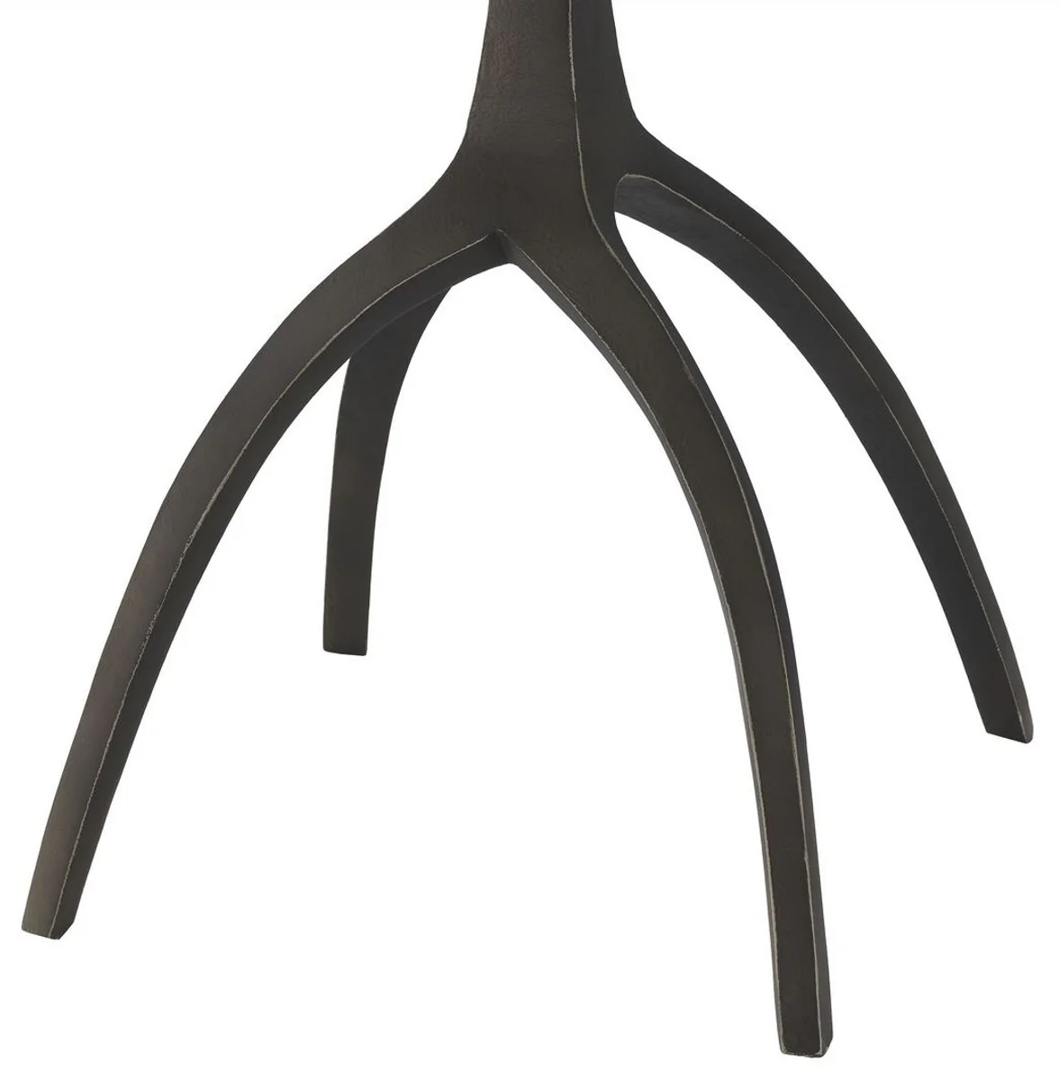 Casa Padrino mesa auxiliar de lujo bronce 40,5 x 40,5 x A. 56 cm - Mesa moderna de metal con tablero redondo - Muebles de sal¨®n - Muebles de Lujo