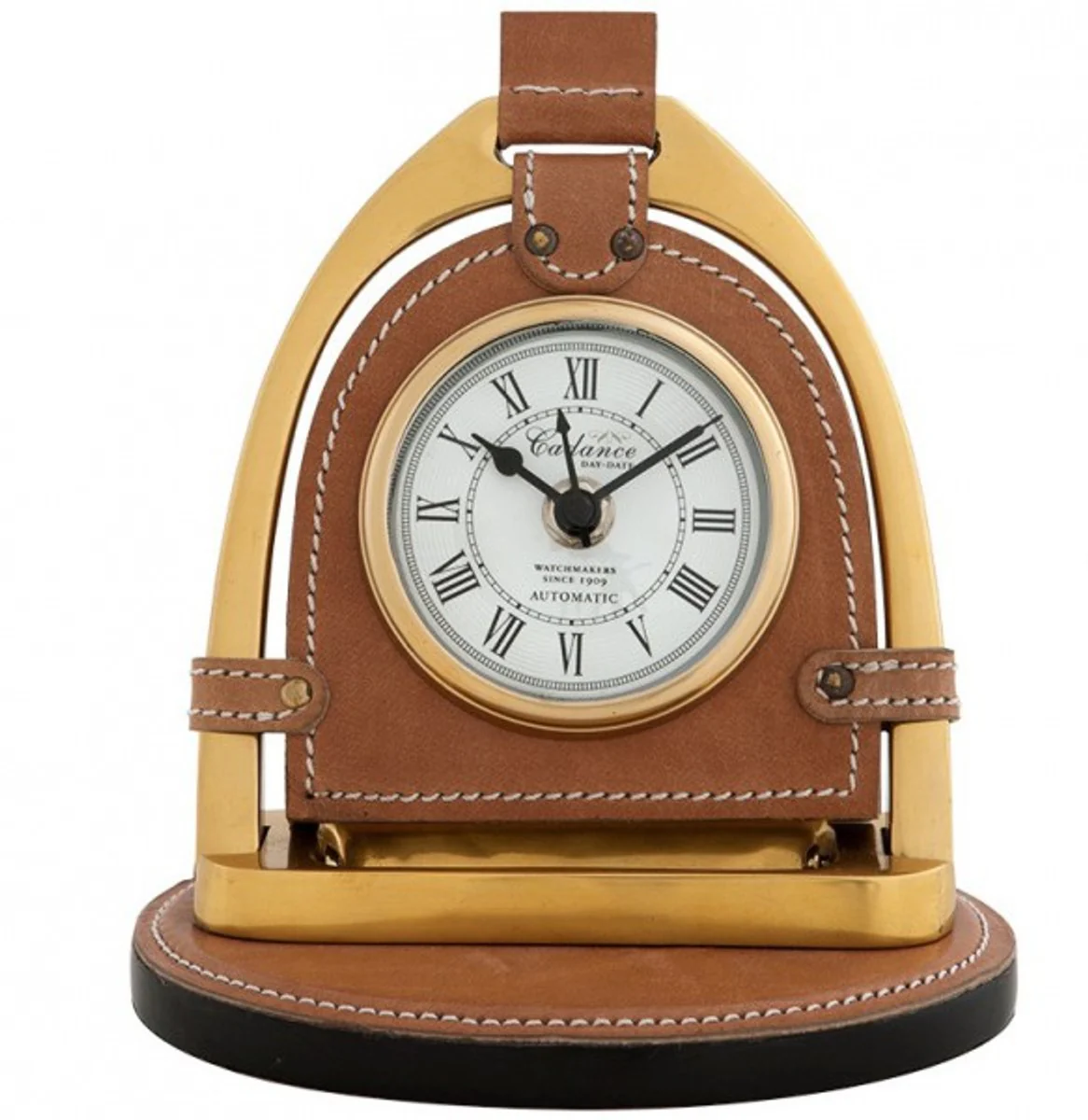 Casa Padrino designer luxury clock Cadance Day-Date Since 1909 Automatic B 17 x T 12 x H 19 cm - Edel & Sumptuously
