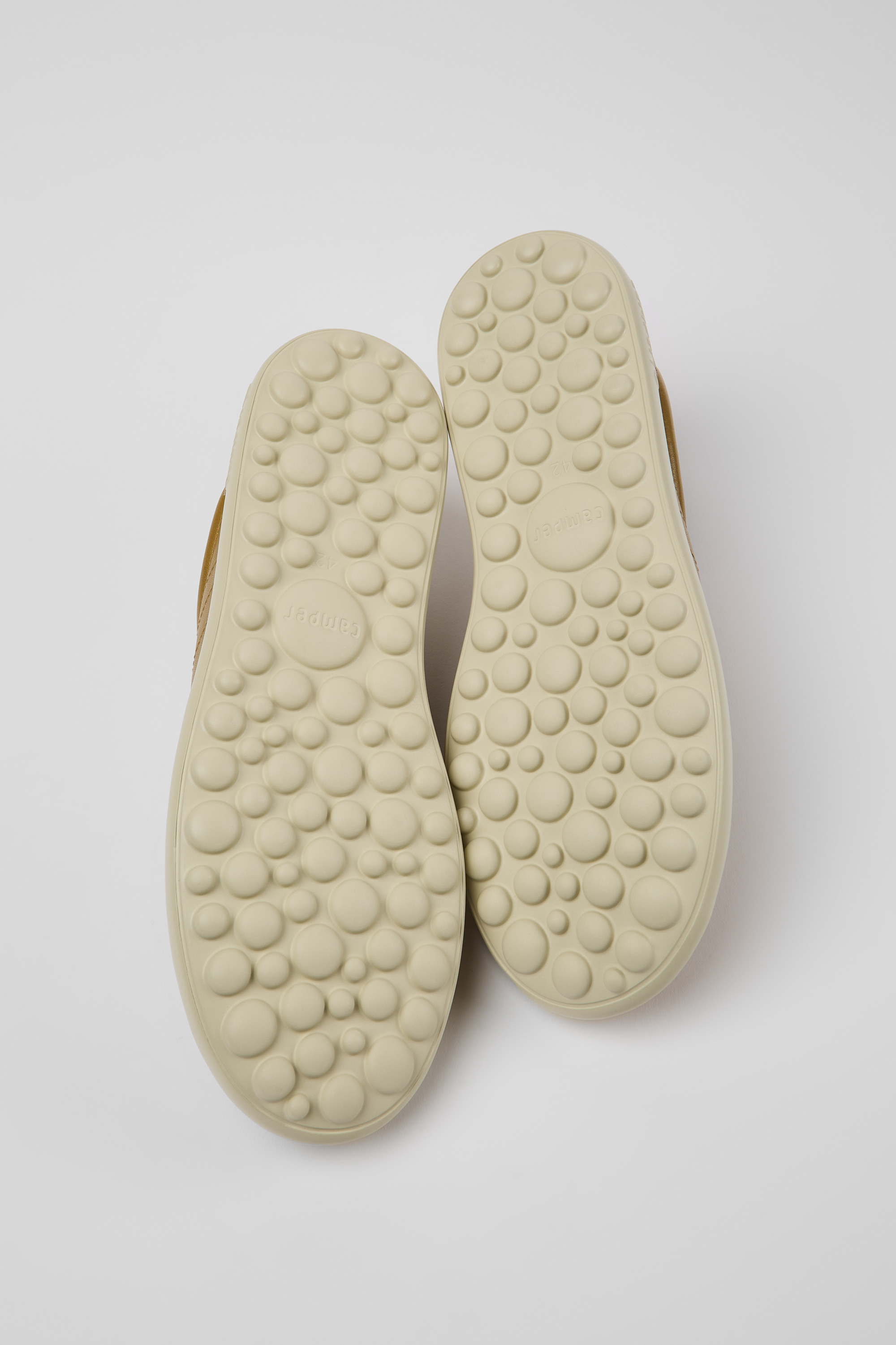 Pelotas XLite - Brown and beige leather sneakers for men