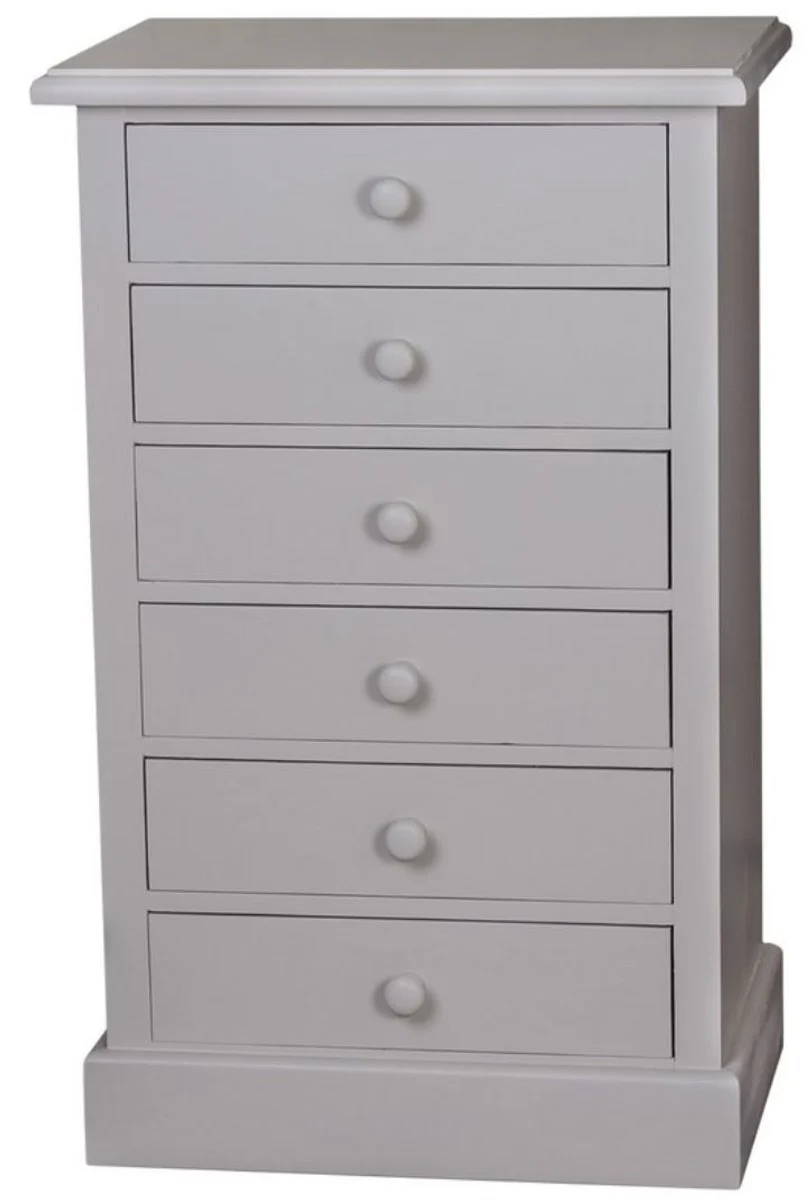 Casa Padrino country house style chest of drawers gray 60 x 41 x H. 97 cm - Country House Style Furniture