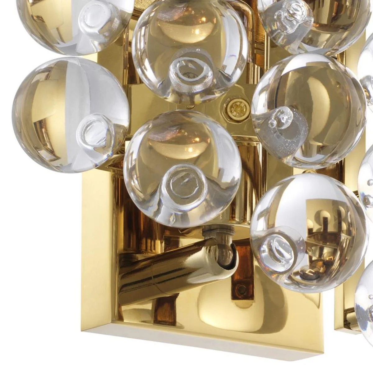 Casa Padrino luxury wall lamp gold 24.5 x 15 x H. 24 cm - Luxury Quality