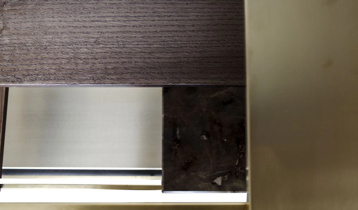 Casa Padrino mueble de sala de estar de lujo dorado 110 x 45 x H. 100,5 cm - armario de dise?o