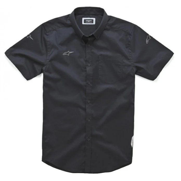 CAMISA ALPINESTARS AERO SHORT SLEEVE NEGRO