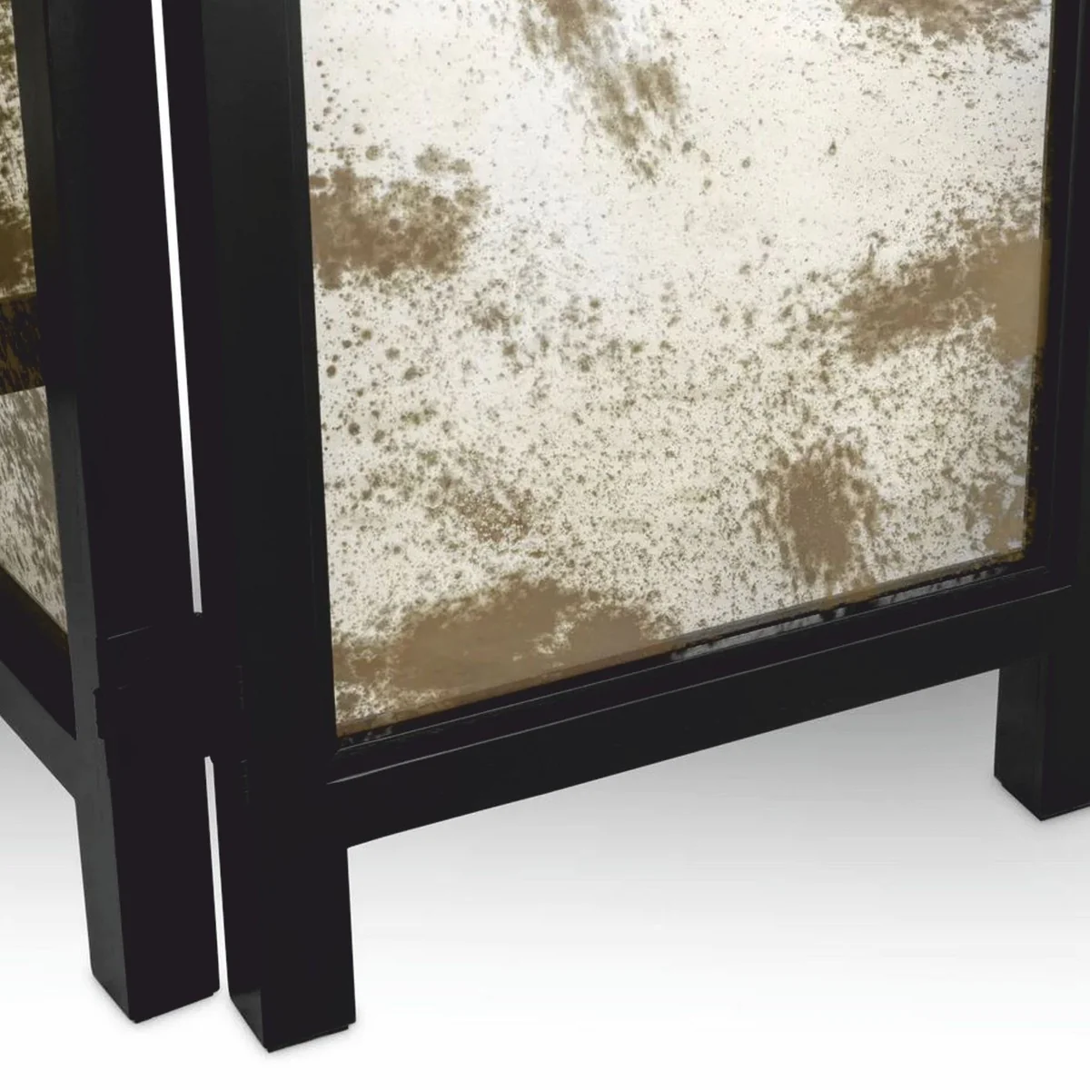 Casa Padrino separador de ambientes de lujo negro 200 x A. 225 cm - Muebles de lujo