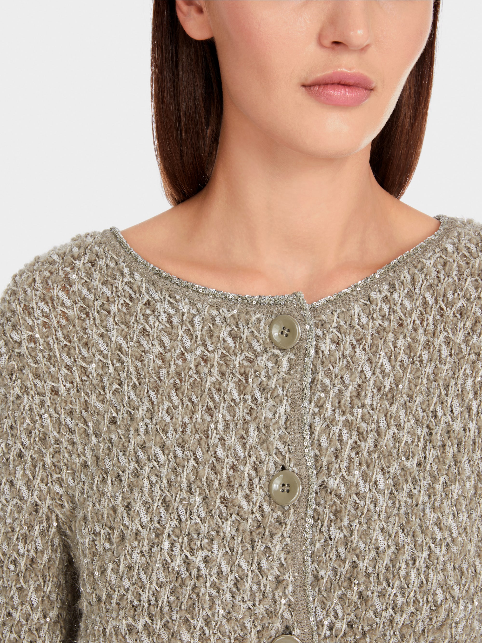 Marc-Cain Shimmering cardigan - knitted in Germany