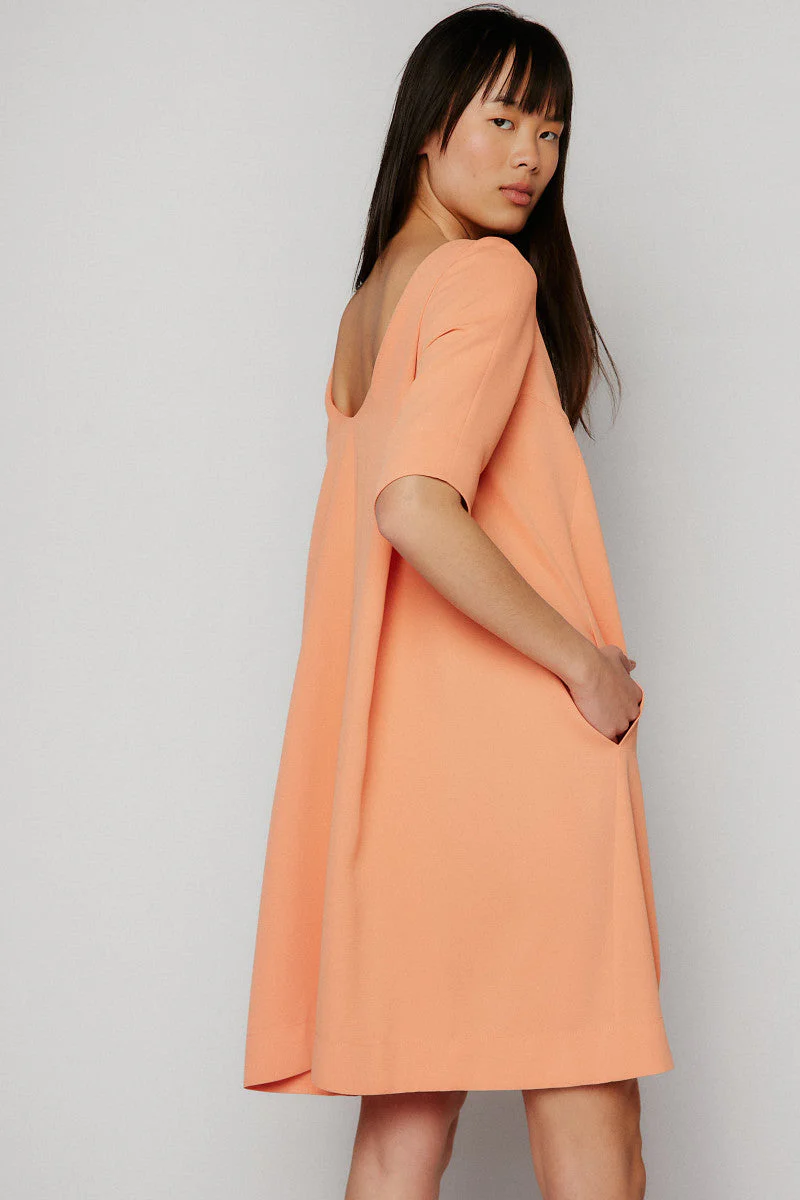 Rivera-spain Vestido Azucena albaricoque