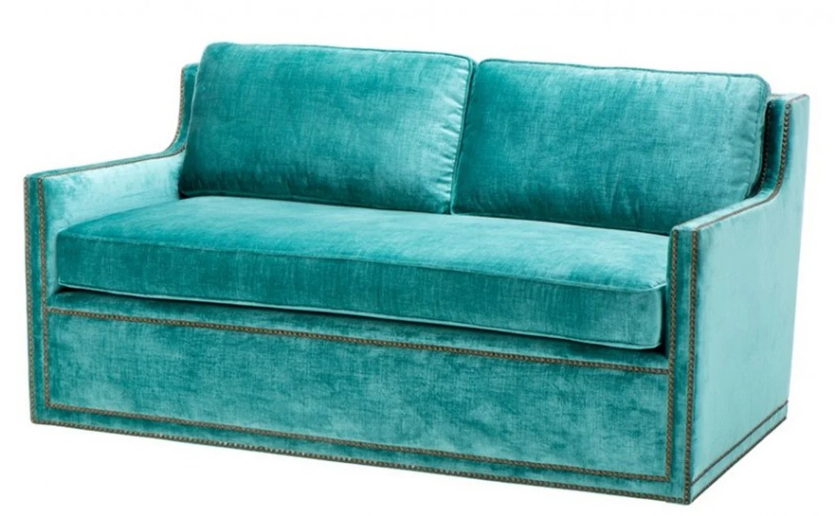 Casa Padrino luxury Belle Epoch 2 seater Turquoise Green - Art Nouveau Art Deco - Luxury Collection