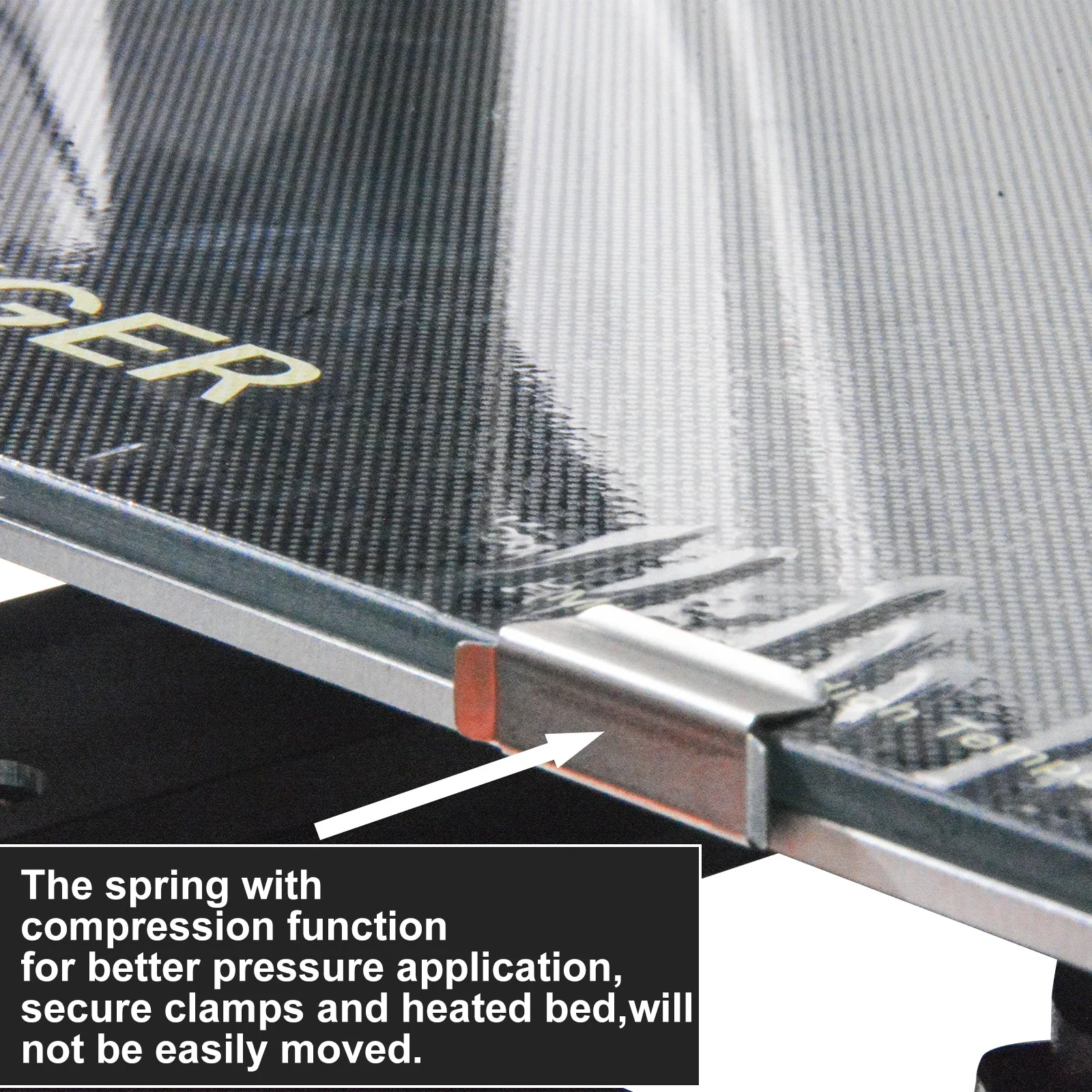 Heatbed Clamp for Build Platform Glass Retainer