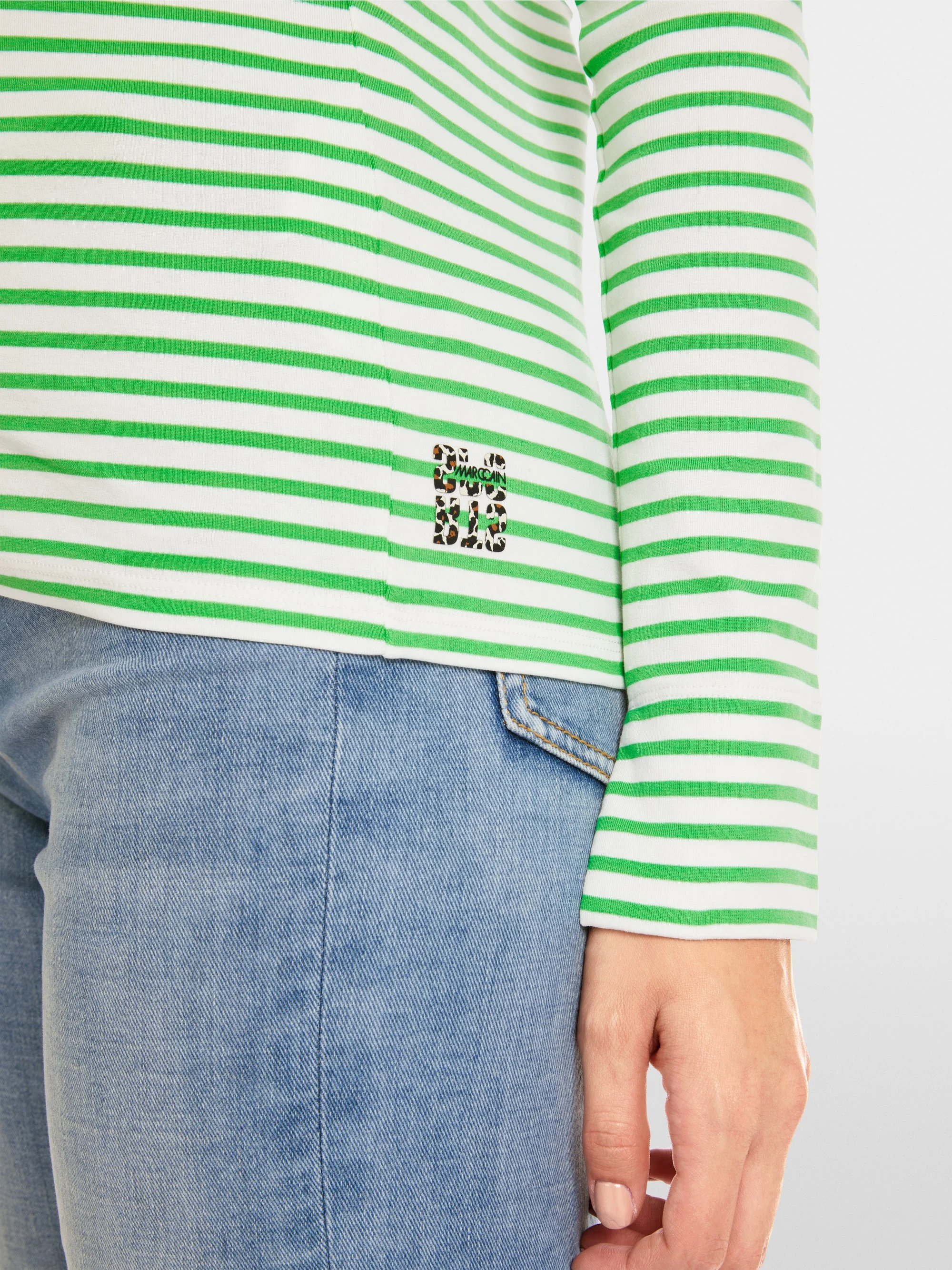 Marc-Cain Long sleeve with striped pattern